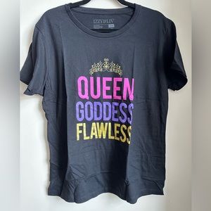 NWT Izzy & Liv Queen Goddess Flawless Tee